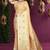 Beige Banarasi Satin  Saree with Heavy Zari & Thread Work | Wedding & Festive Wear