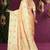 Beige Banarasi Satin  Saree with Heavy Zari & Thread Work | Wedding & Festive Wear