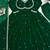 green faux georgette anarkali salwar suit dupatta