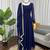 blue faux georgette anarkali salwar suit dupatta