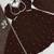brown faux georgette anarkali salwar suit dupatta
