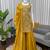 yellow silk blend salwar suit dupatta