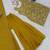 yellow silk blend salwar suit dupatta