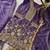 purple salwar suit dupatta