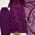 purple georgette salwar suit dupatta