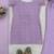 lavender faux georgette salwar suit dupatta