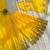 yellow faux georgette salwar suit dupatta