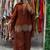 brown salwar suit dupatta