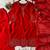red embroidered salwar suit dupatta