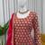 pink faux georgette salwar suit dupatta