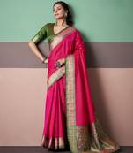 Elegant patola silk blend saree 