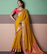 Elegant patola silk blend saree 