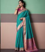 Elegant patola silk blend saree 