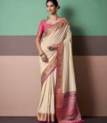 Elegant patola silk blend saree 