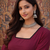 LIPSTICK  COLOR ROMAN SILK SHORT KURTI     COMFORTABLE & CHIC LOOK 