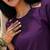WINE  ROMAN SILK SHORT KURTI     COMFORTABLE & STYLISH LOOK 