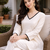 OFF WHITE  ROMAN SILK SHORT KURTI     COMFORTABLE & STYLISH LOOK