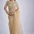 Beige sequin embellished border work silk saree for women