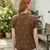 Rayon Embroidered Short Kurti Top