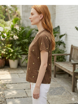 Rayon Embroidered Short Kurti Top 3