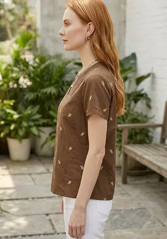 Rayon Embroidered Short Kurti Top