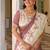 Lavender  silk blend party wear saree