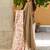 Beige  silk blend party wear saree