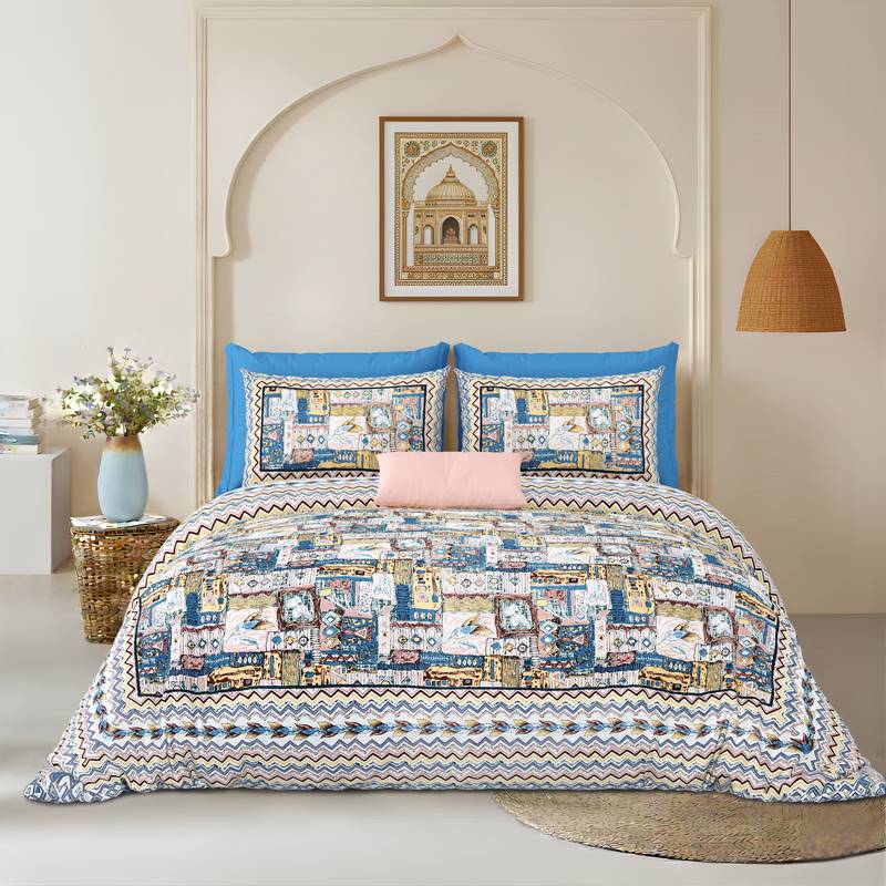 bedsheet with pillow covers for home & bedroom use