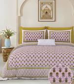 bedsheet with pillow covers for home & bedroom use