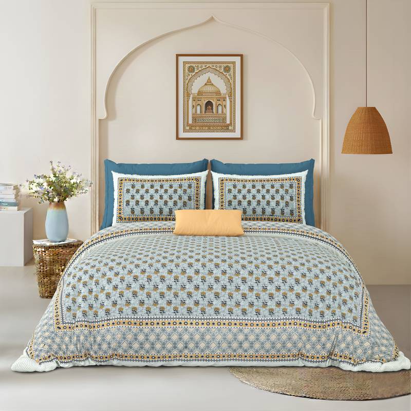 bedsheet with pillow covers for home & bedroom use
