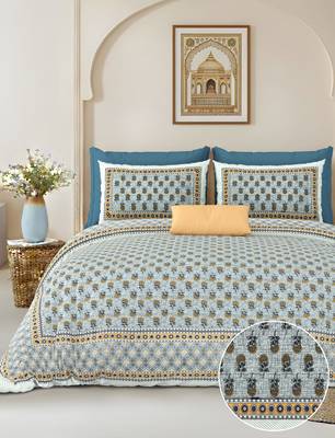 bedsheet with pillow covers for home & bedroom use 4