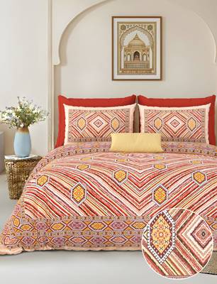 bedsheet with pillow covers for home & bedroom use 1