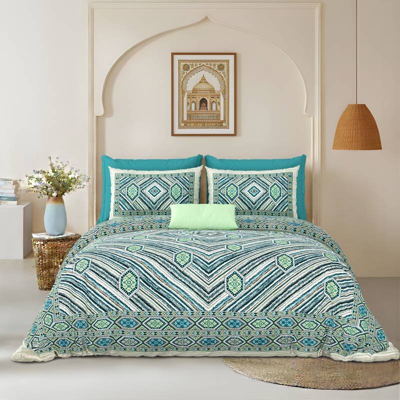 bedsheet with pillow covers for home & bedroom use