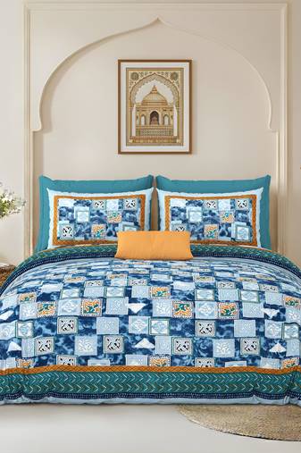 bedsheet with pillow covers for home & bedroom use