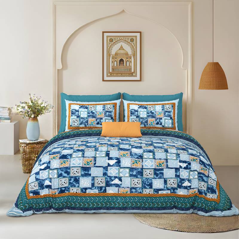 bedsheet with pillow covers for home & bedroom use