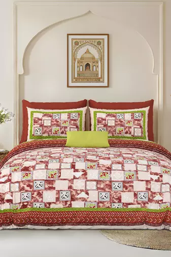 bedsheet with pillow covers for home & bedroom use