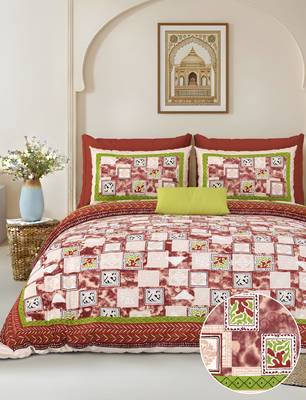 bedsheet with pillow covers for home & bedroom use 4