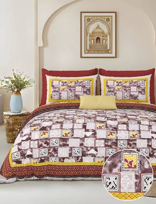 bedsheet with pillow covers for home & bedroom use 4