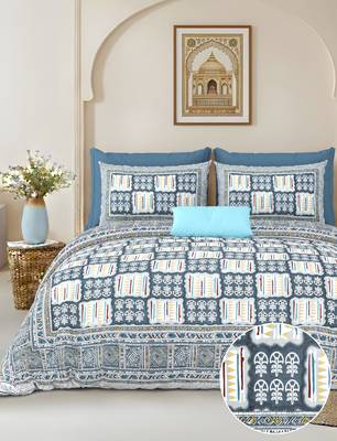 bedsheet with pillow covers for home & bedroom use 4