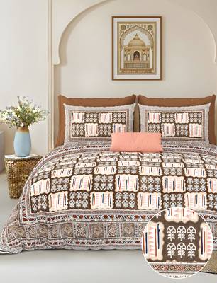 bedsheet with pillow covers for home & bedroom use 4