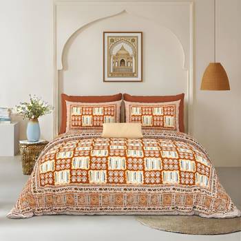 bedsheet with pillow covers for home & bedroom use 1