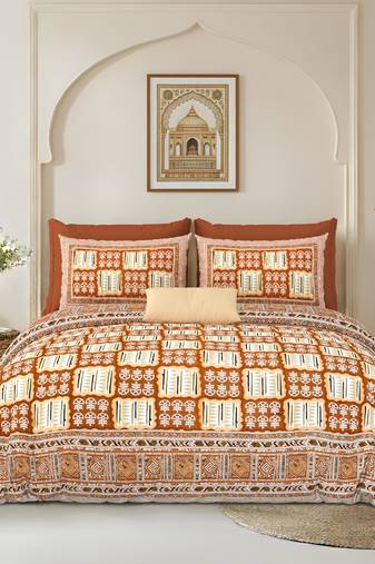 bedsheet with pillow covers for home & bedroom use