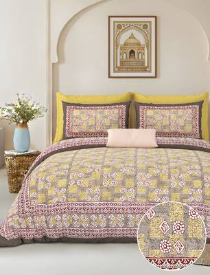 bedsheet with pillow covers for home & bedroom use 4