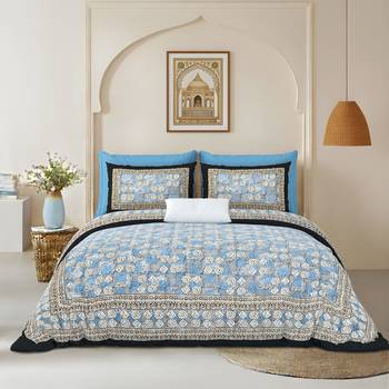 bedsheet with pillow covers for home & bedroom use 1