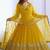 Women's faux georgette embroidered sequence work gown with net dupatta ready to wear
