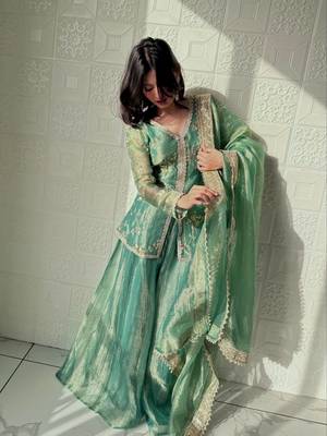Womens heavy embroidery work kurta set 3