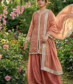 Womens heavy embroidery work kurta set