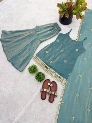 womens trending heavy embroidery sequence work kurta set 4