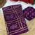 Wine bandhani print satin patta party wear saree with blouse