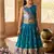 Soft silk paithani design zari weaving pavadai for kids